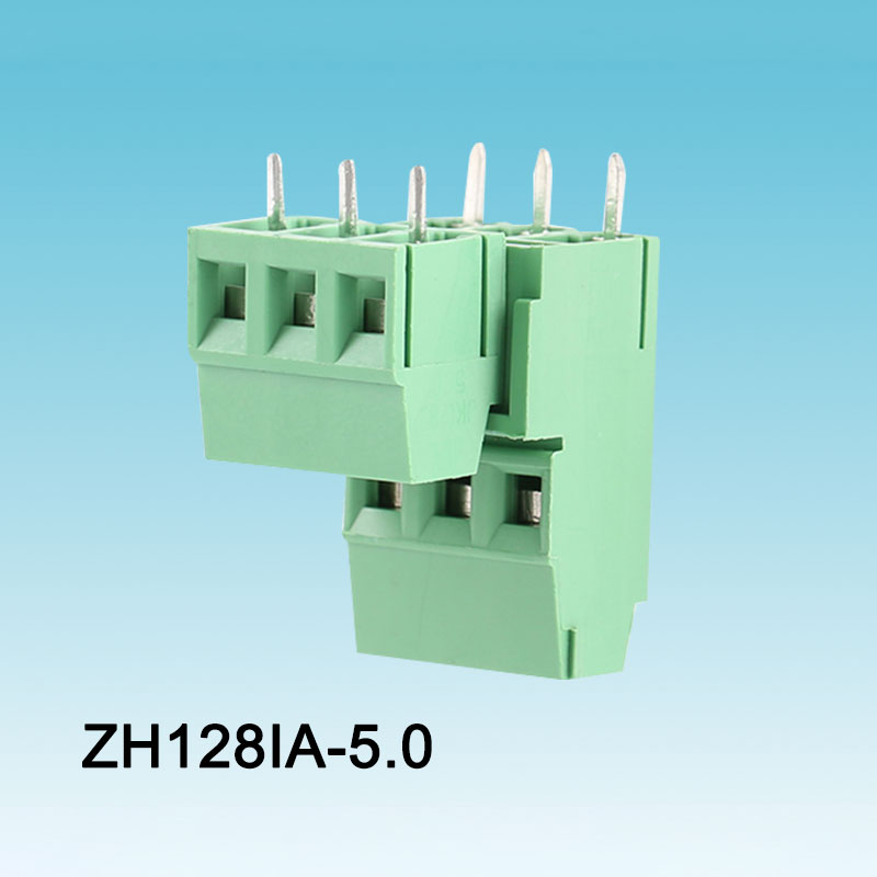 녹색 128 크로스 PCB 나사 단자